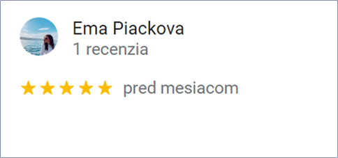 Recenzia zákazníka na služby AVrental